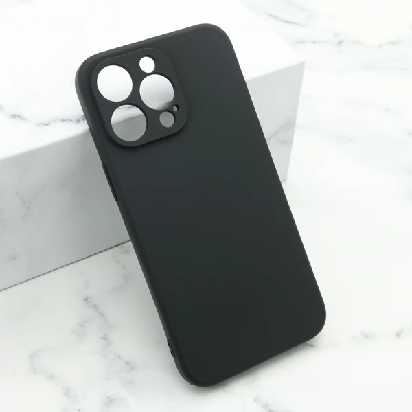 Futrola soft silicone za iphone 15 pro max (6.7) crna