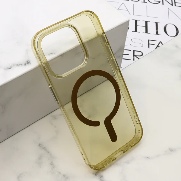 Futrola colorloop magsafe za iphone 15 pro (6.1) zlatna