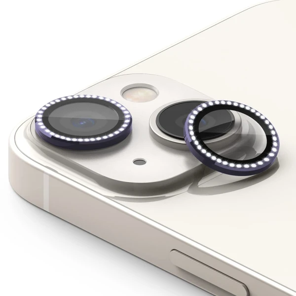 Folija za zastitu kamere diamond za iphone 15 (6.1)/iphone 15 plus (6.7) ljubicasta
