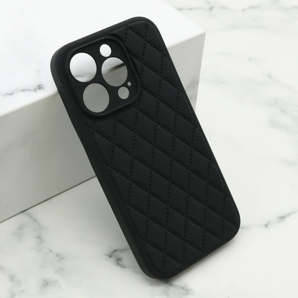 Futrola colorful diamond za iphone 14 pro (6.1) crna