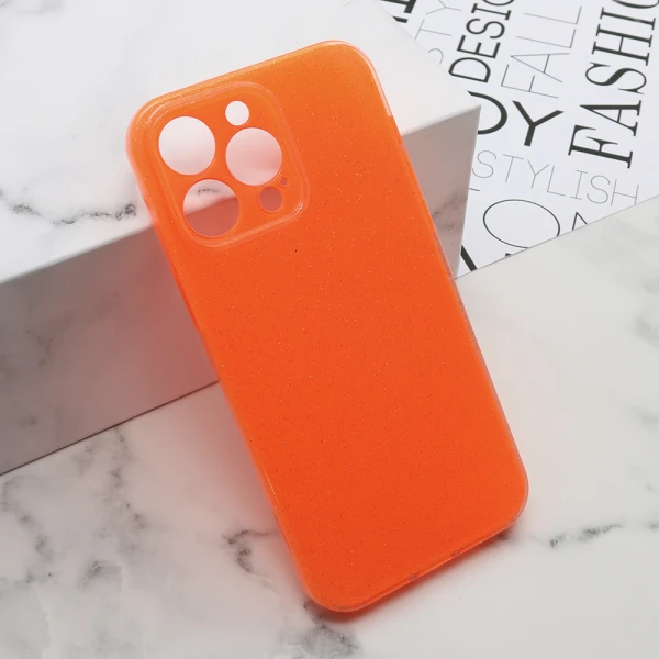 Futrola glow shining za iphone 14 pro max (6.7) narandzasta