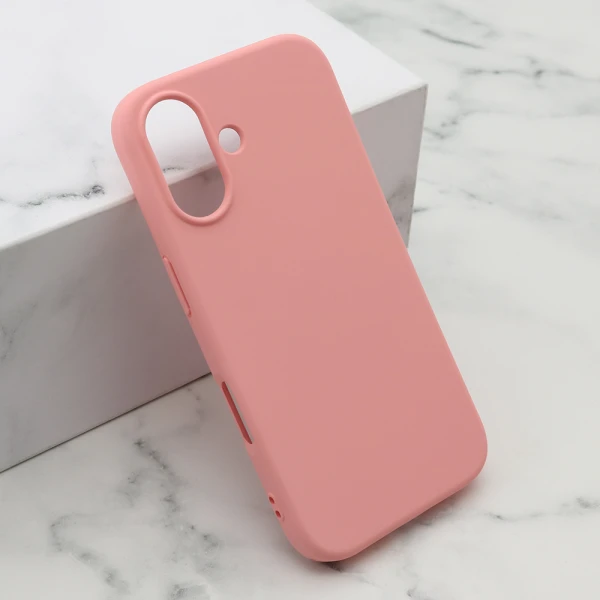 Futrola soft silicone za iphone 16 (6.1) roze