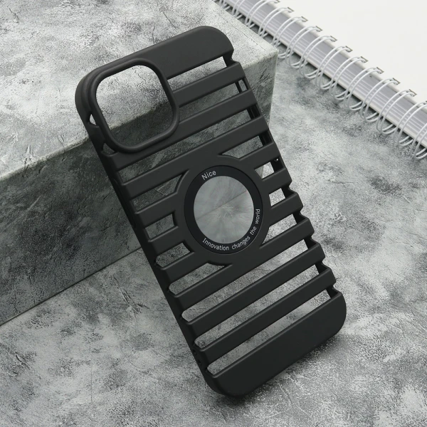 Futrola lines logo cut za iphone 14 (6.1) crna