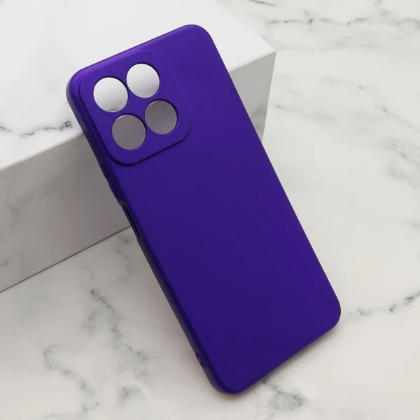 Futrola soft silicone za honor x7c/honor 200 smart ljubicasta