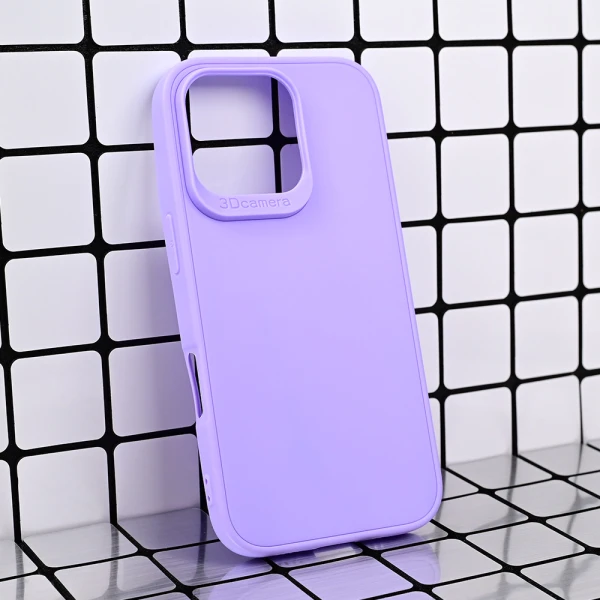 Torbica 3D Camera za iPhone 16 Pro 6.3 ljubicasta