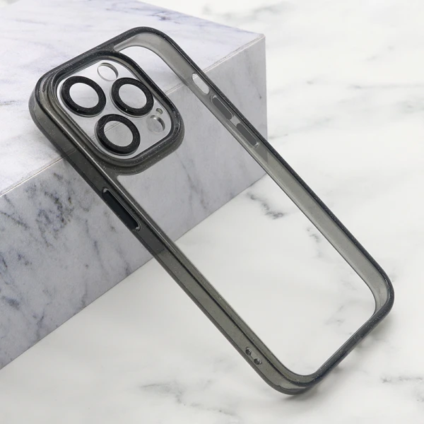 Futrola diamond lens za iphone 15 pro (6.1) crna