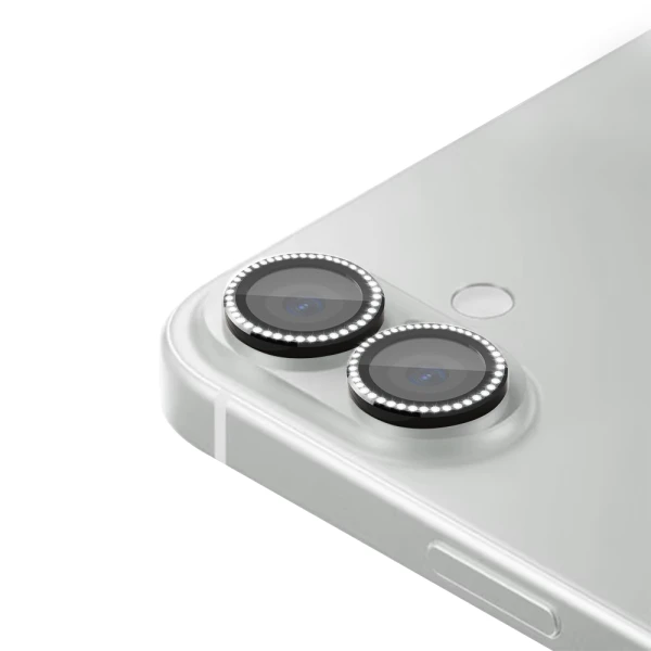 Folija za zastitu kamere diamond za iphone 16 (6.1)/16 plus (6.7) crna