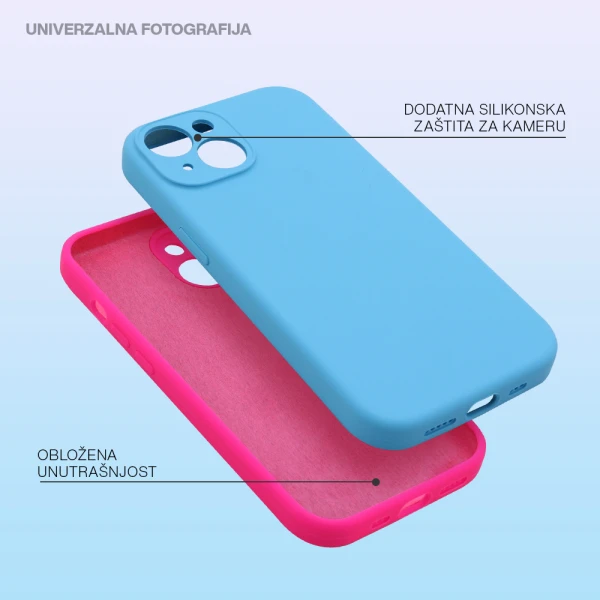 Futrola summer color za iphone 15 plus (6.7) plava