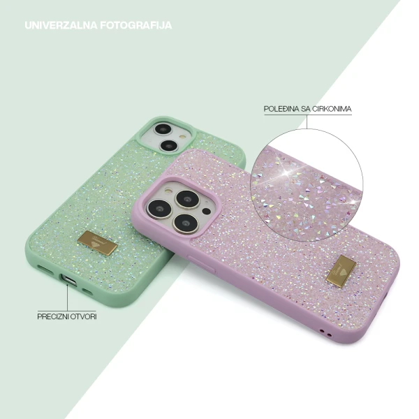 Futrola diamond selection za iphone 14 pro (6.1) ljubicasta