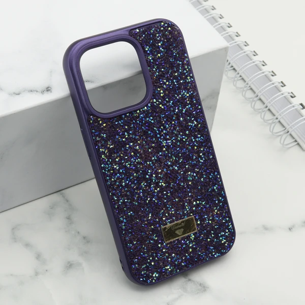 Futrola diamond selection za iphone 14 pro (6.1) ljubicasta