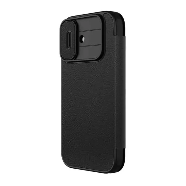 Futrola nillkin qin pro za iphone 17 (6.3) crna