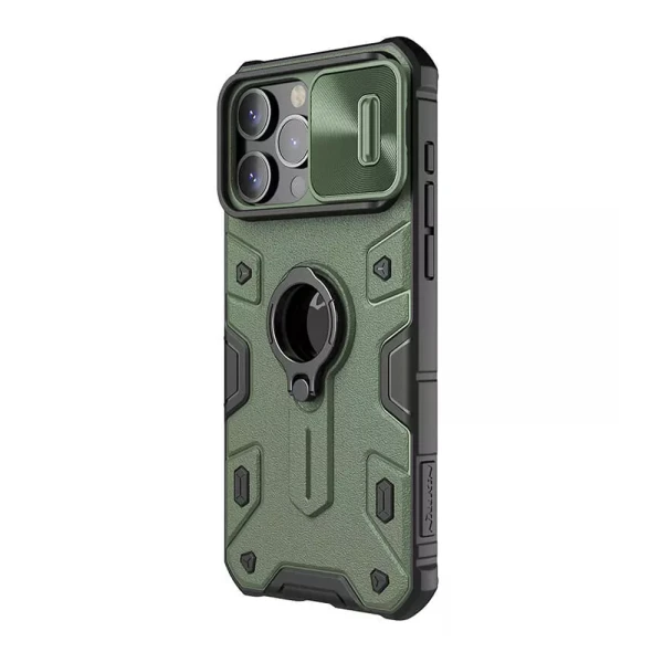 Futrola nillkin cam shield armor pro za iphone 15 pro max (6.7) zelena