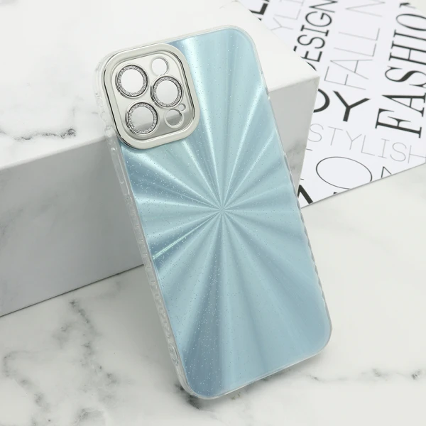 Futrola sparkling shine za iphone 12 pro (6.1) svetlo plava