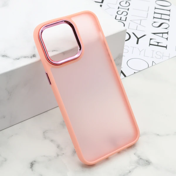 Futrola shining camera za iphone 15 pro max (6.7) roze