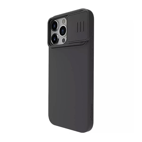 Futrola nillkin cam shield silky za iphone 15 pro (6.1) crna