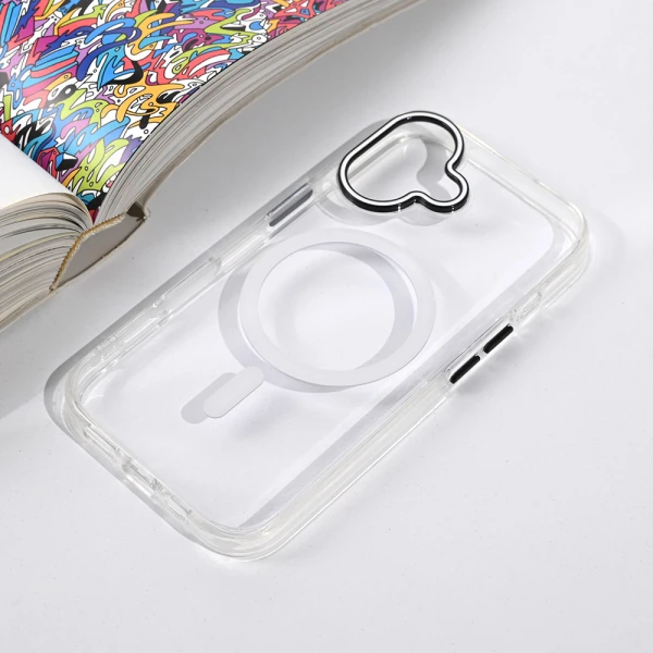 Torbica Magsafe Color Pop za iPhone 17 6.3 bela