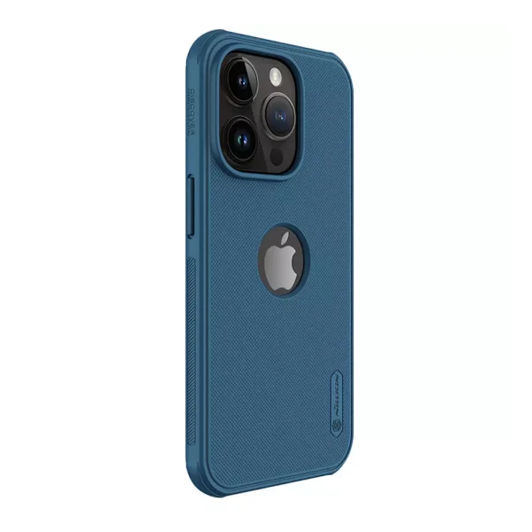 Futrola nillkin super frost pro za iphone 15 pro max (6.7) plava (logo cut)