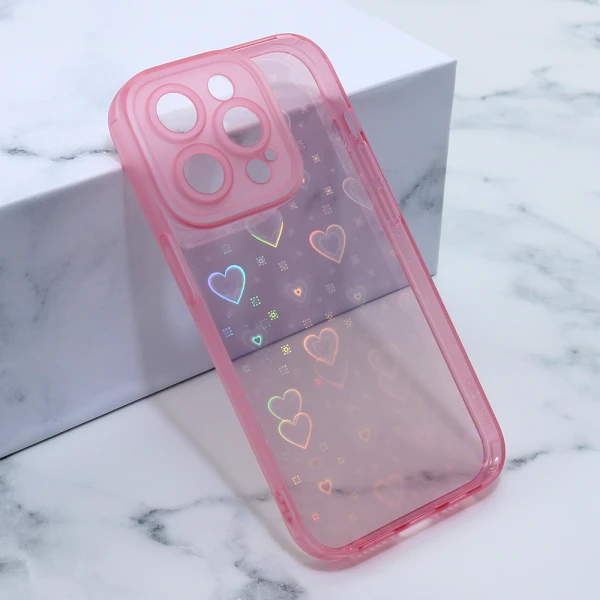 Futrola heart color imd za iphone 14 pro (6.1) roze