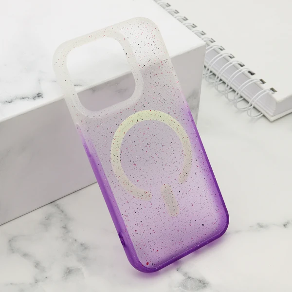 Futrola starlight magsafe za iphone 15 pro (6.1) ljubicasta
