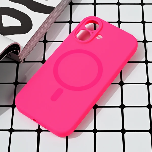 Torbica Magsafe Pure color za iPhone 16 6.1 pink