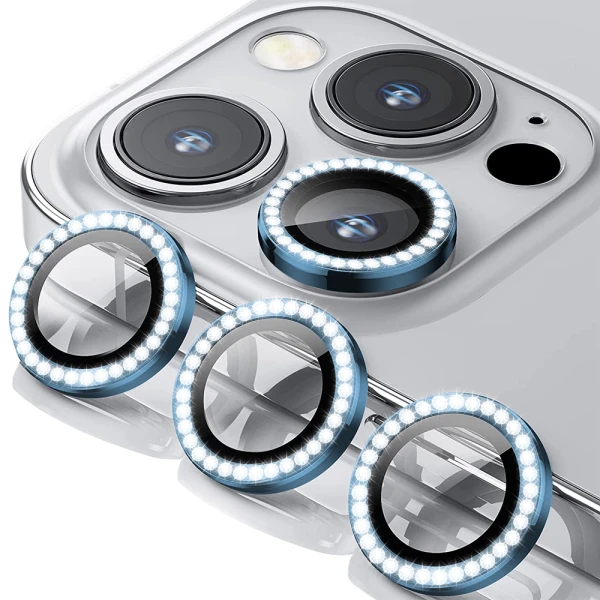 Folija za zastitu kamere diamond premium za iphone 12 pro/12 pro max plava