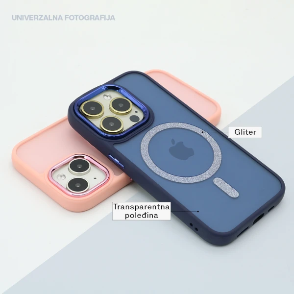 Futrola shining magsafe za iphone 15 plus (6.7) plava