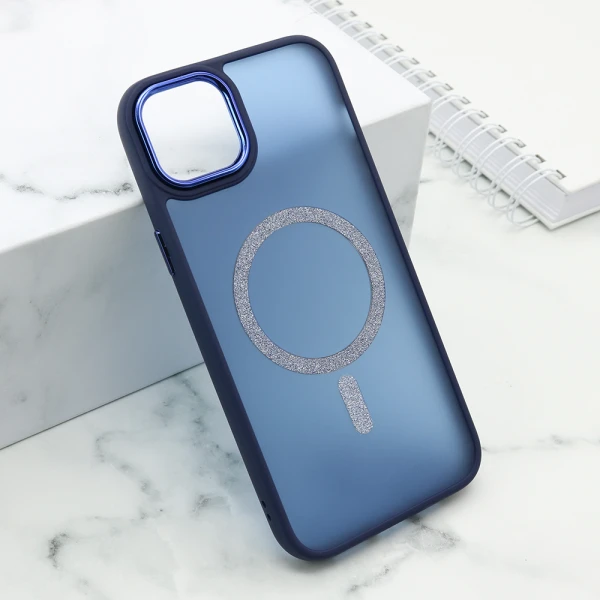 Futrola shining magsafe za iphone 15 plus (6.7) plava