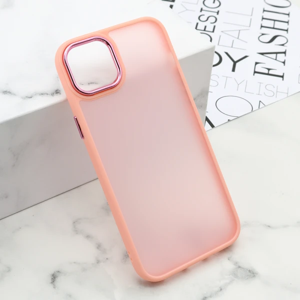 Futrola shining camera za iphone 15 plus (6.7) roze