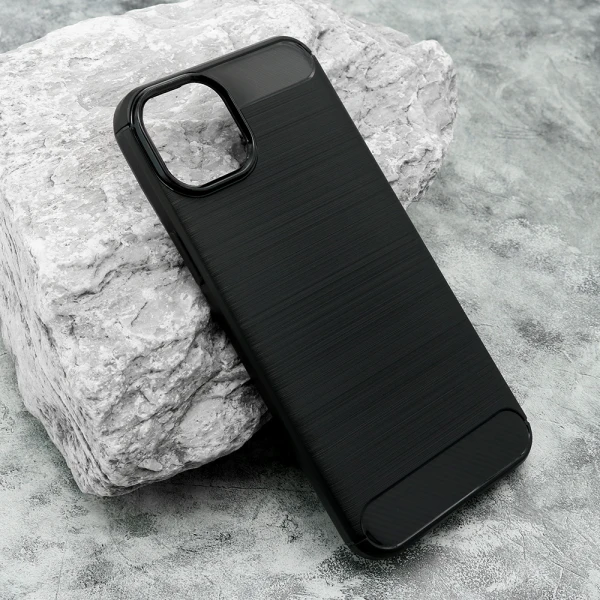 Futrola silikon brushed za iphone 15 plus (6.7) crna