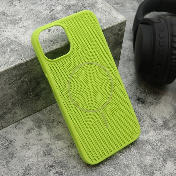 Futrola lume magsafe za iphone 13 (6.1) zelena