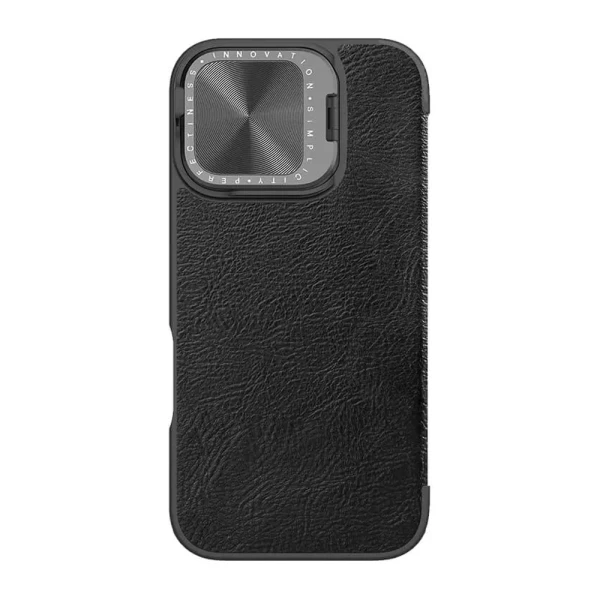 Futrola nillkin qin pro za iphone 16 (6.1) crna