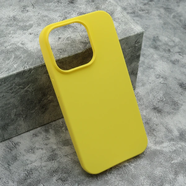 Futrola gentle color za iphone 15 pro (6.1) zuta