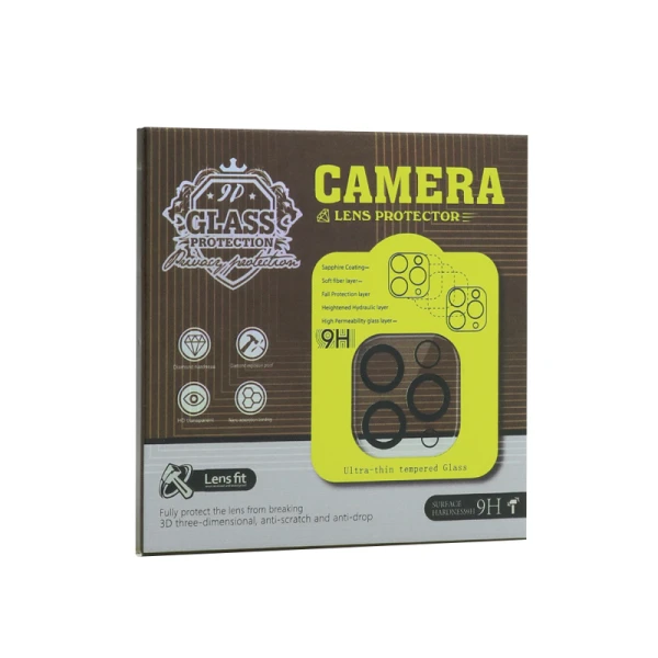Folija za zastitu kamere full protect za iphone 16 pro (6.3)/16 pro max (6.9) crna