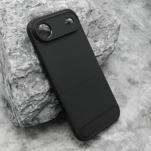 Futrola silikon brushed za iphone air (6.6) crna
