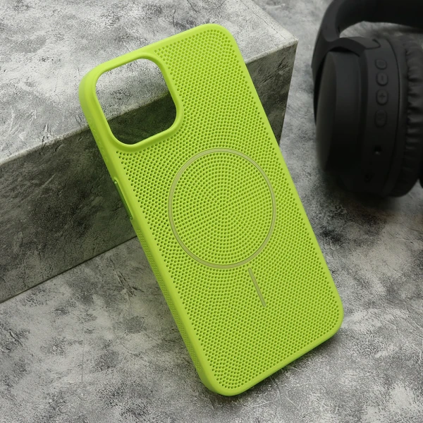 Futrola lume magsafe za iphone 14 (6.1) zelena