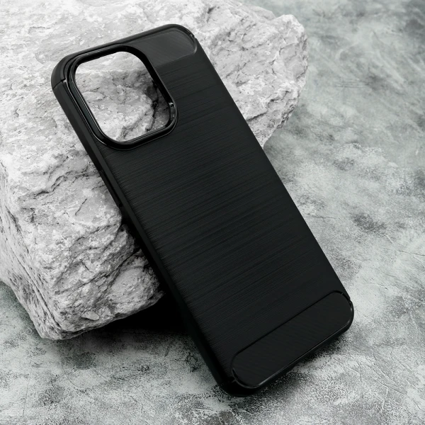Futrola silikon brushed za iphone 15 pro max (6.7) crna