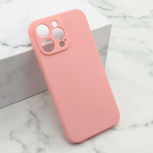 Futrola soft silicone za iphone 15 pro max (6.7) roze