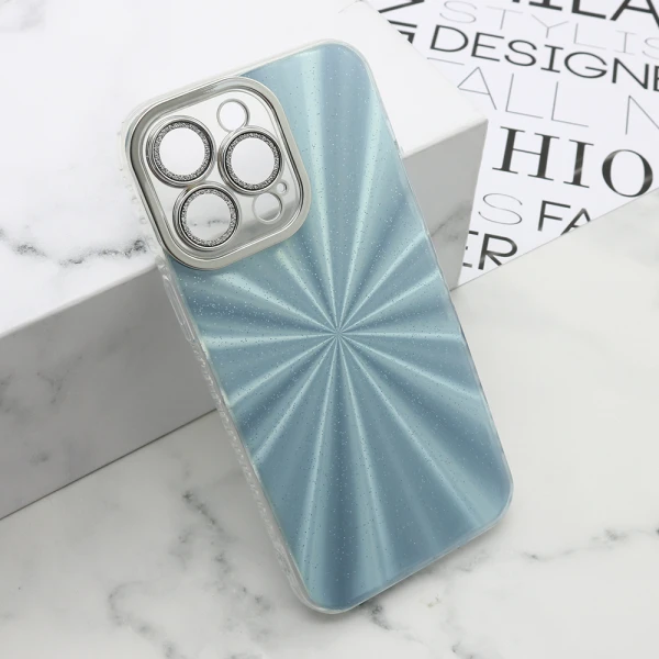 Futrola sparkling shine za iphone 14 pro max (6.7) svetlo plava