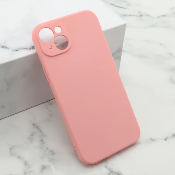 Futrola soft silicone za iphone 15 plus (6.7) roze