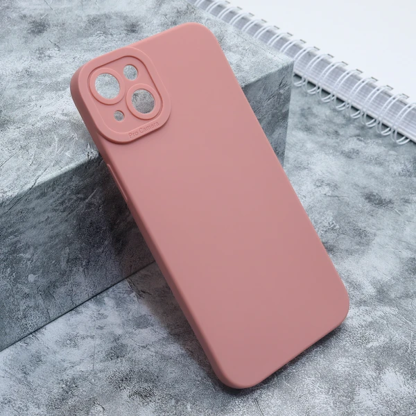 Futrola silikon pro camera za iphone 14 plus (6.7) roze