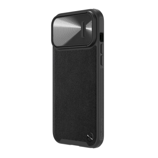 Futrola nillkin cam shield leather s za iphone 14 pro (6.1) crna