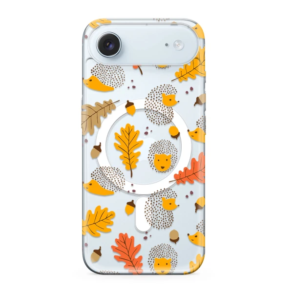 Futrola silikonska print magsafe za iphone air (6.6) leaves