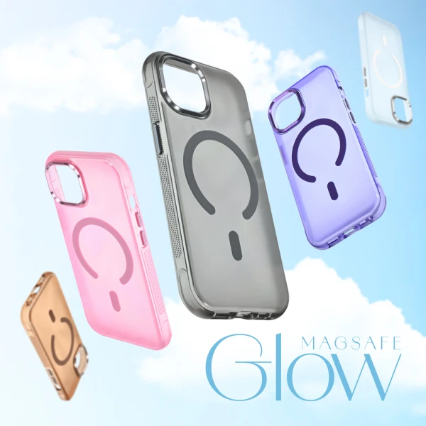 Torbica Magsafe Glow za iPhone 17 Pro Max 6.9 roze