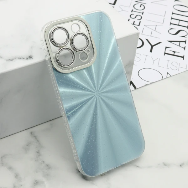 Futrola sparkling shine za iphone 14 pro (6.1) svetlo plava