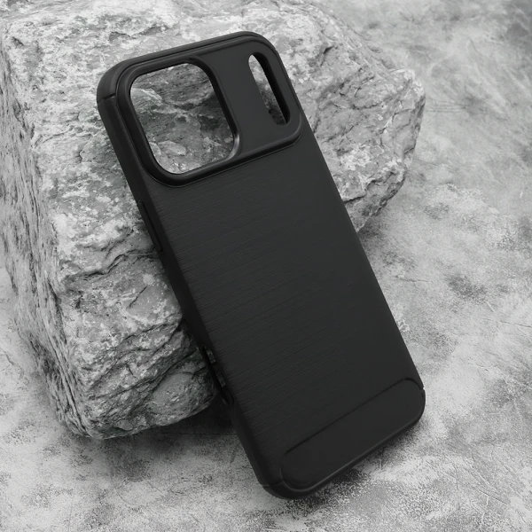 Futrola silikon brushed za iphone 17 pro max (6.9) crna