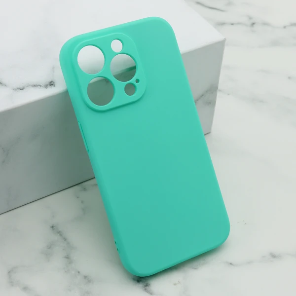 Futrola soft silicone za iphone 15 pro (6.1) mint