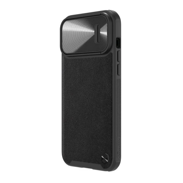 Futrola nillkin cam shield leather s za iphone 14 pro max (6.7) crna