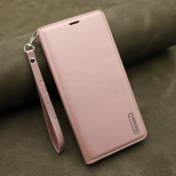Futrola bi fold hanman za iphone 15 pro (6.1) svetlo roze