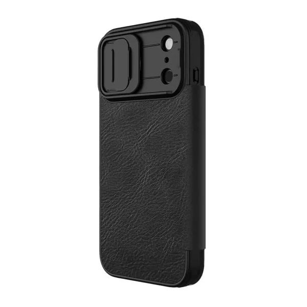 Futrola nillkin qin pro za iphone 17 pro max (6.9) crna