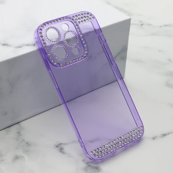 Futrola diamond side za iphone 14 pro (6.1) ljubicasta